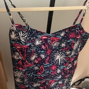 Lilly Pulitzer firework sailboat dress